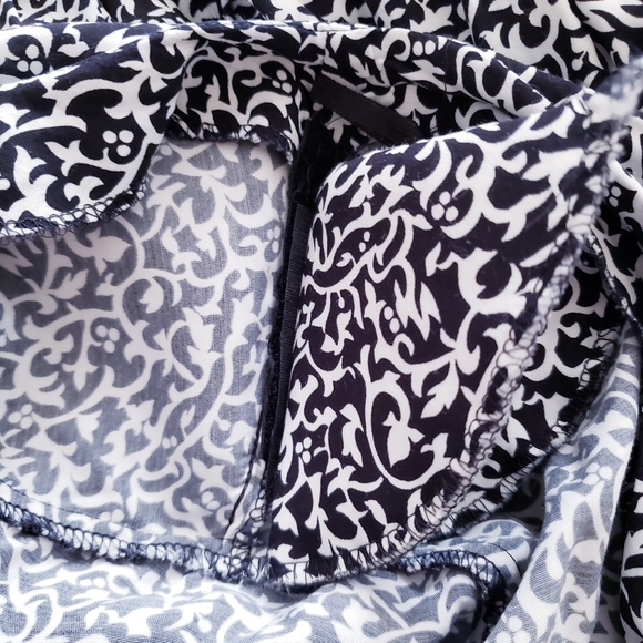 Vintage Warren Black and White Print Dress - Picture 14 of 16